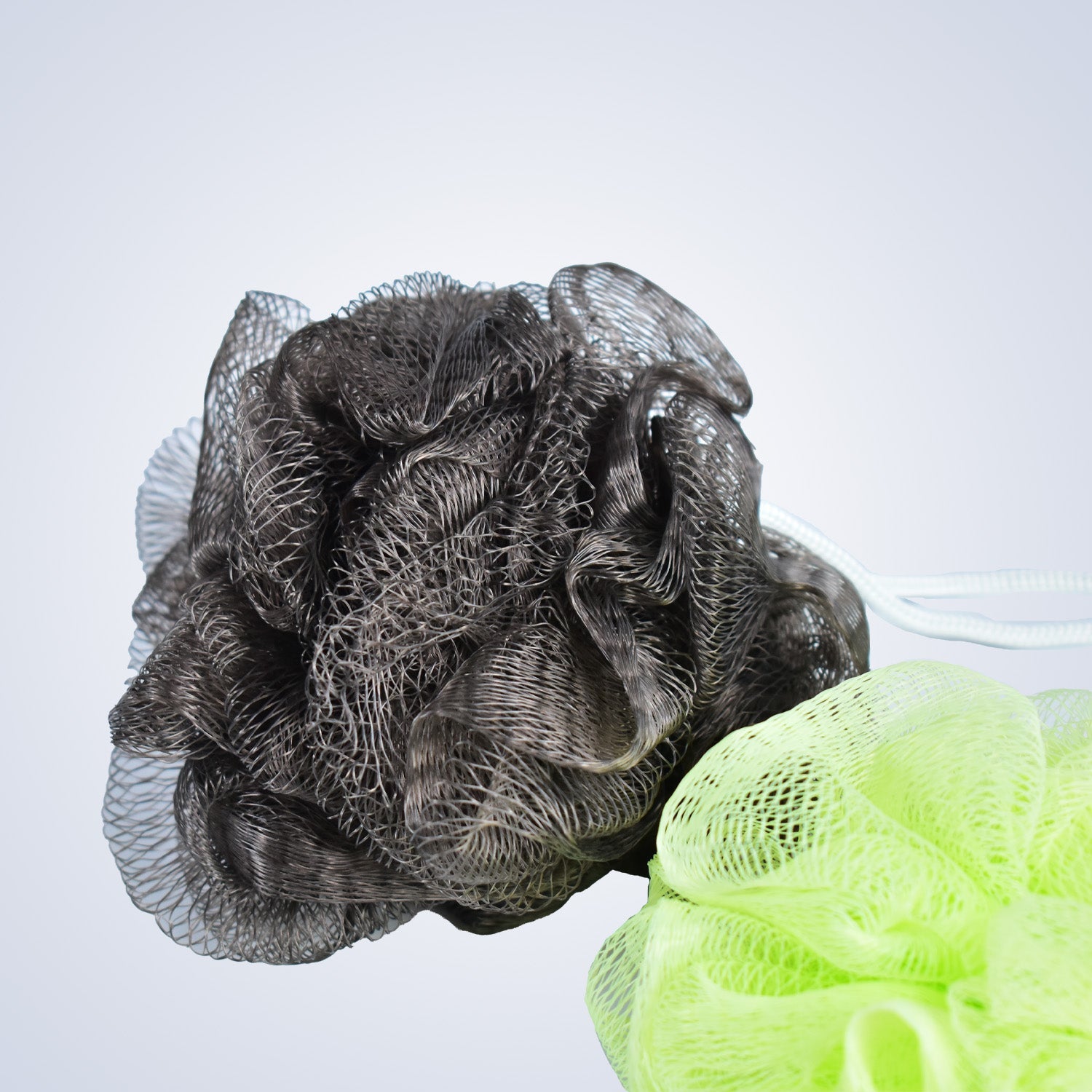 Foot scrubber and body loofah set for bathing Foot scrubber and body loofah set for bathing